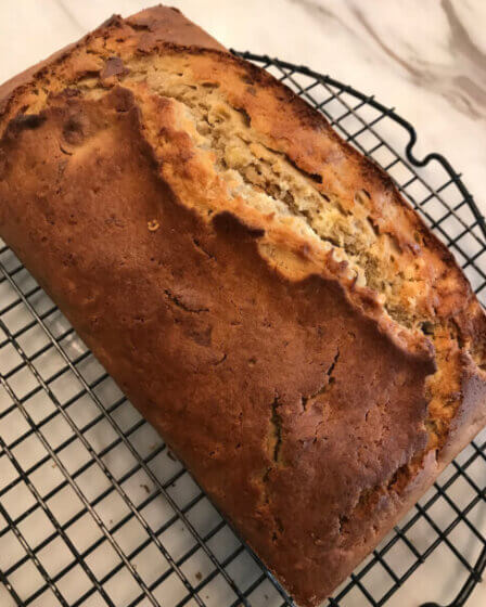 banana coffee bread