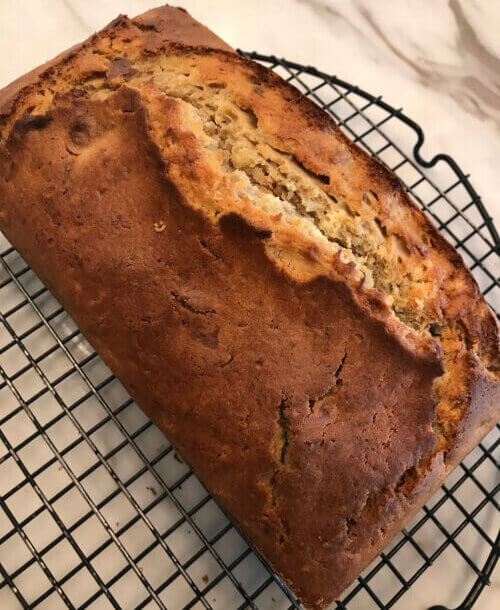 banana coffee bread